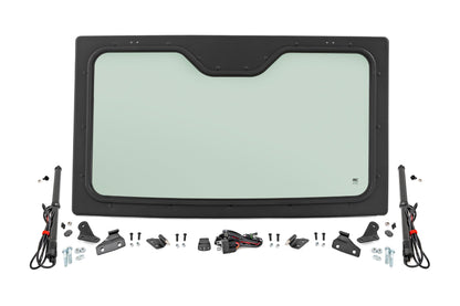 Electric Tilt Windshield | Glass | Formed Frame | Polaris Ranger XP 1000 