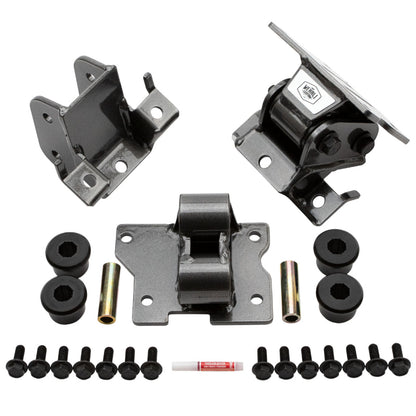 Wehrli 01-10 GM Duramax LB7/LLY/LBZ/LMM Heavy Duty Engine Mount - Gloss Black