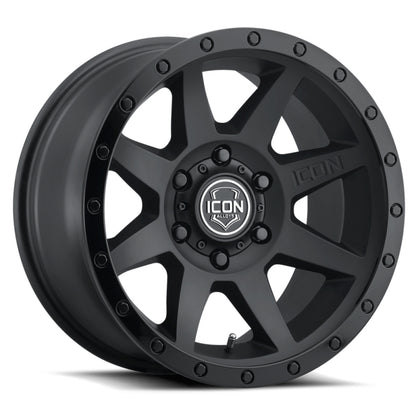 ICON Rebound 20x9 / 5x150 / 16mm / 5.625in BS Double Black Wheel