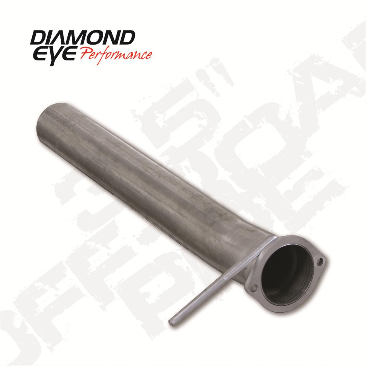 Turbocharger Down Pipe Second Section 03-07 F250/F350 3.5 Inlet/Outlet No Sensor Bung Performance Diamond Eye