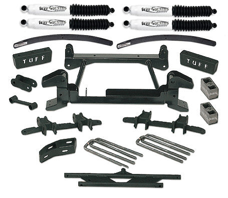 6 Inch Lift Kit 88-97 Chevy/GMC Truck K2500/3500 4x4 8 Lug Fits Models with Cast Lower Control Arms Only Tuff Country