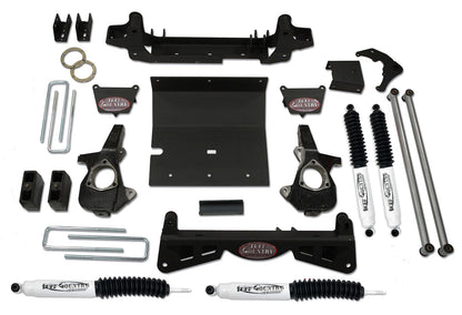 6 Inch Lift Kit 01-10 Silverado/Sierra 2500HD w/3 Piece Sub Frame Tuff Country