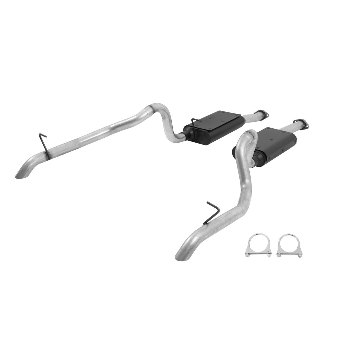 Force Ii Cat-Back Exhaust System 1987-1993 Ford Mustang Gt With 5.0L Engine Moderate Sound Flowmaster