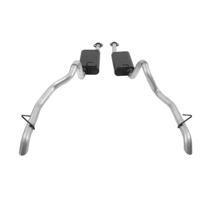 Force Ii Cat-Back Exhaust System 1987-1993 Ford Mustang Gt With 5.0L Engine Moderate Sound Flowmaster