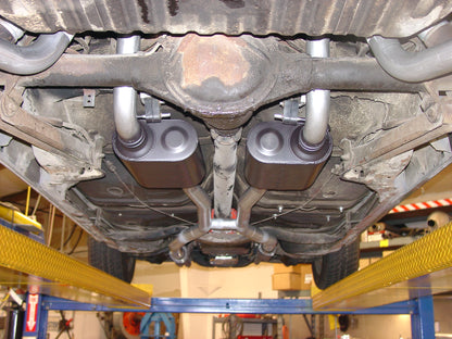 Crossmember-Back Exhaust System Fits 1964-1972 GM A-Body With V8 Engine 2.50 Inch Pipes And Hangers Only Mufflers Sold Separately Flowmaster