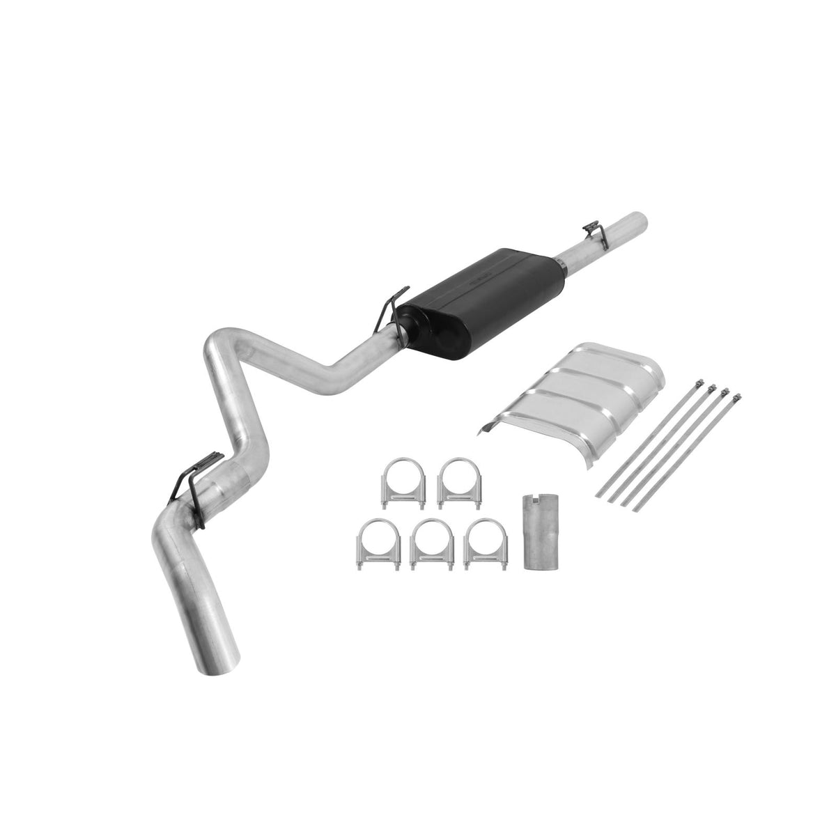 Force Ii Cat-Back Exhaust System 1988-1992 Chevrolet/Gmc 1/2 Ton Or 3/4 Ton, Standard Cab/Long Bed With 5.7L Engine And Slip-Fit Catalytic Converter Mild Sound Flowmaster