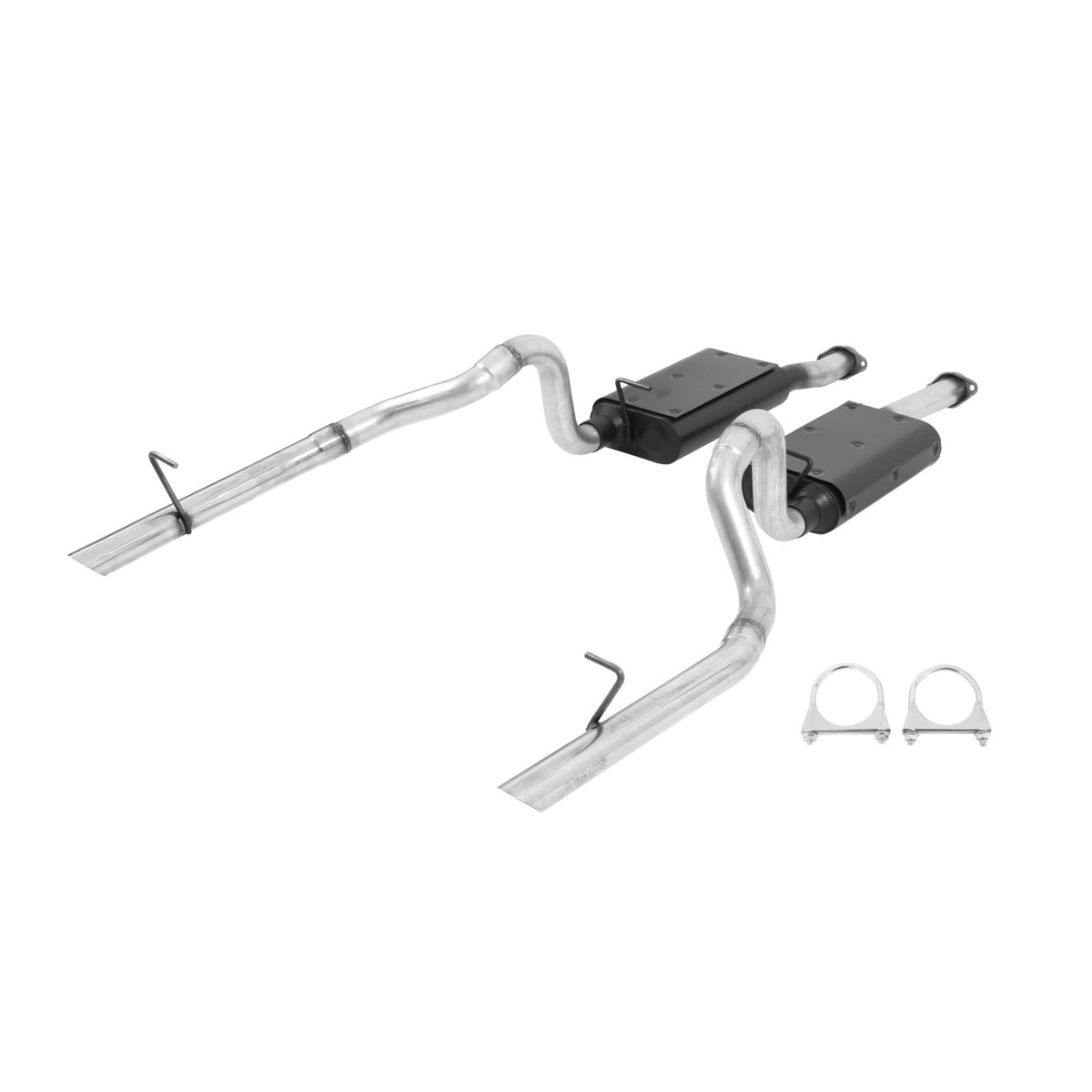 Force Ii Cat-Back Exhaust System 1986-1993 Ford Mustang Lx With 5.0L Engine And 1986 Gt With 5.0L Engine Moderate Sound Flowmaster