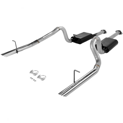American Thunder Cat-Back Exhaust System 1994-1997 Ford Mustang Gt And Cobra With 4.6L Or 5.0L Engine Aggressive Sound Flowmaster
