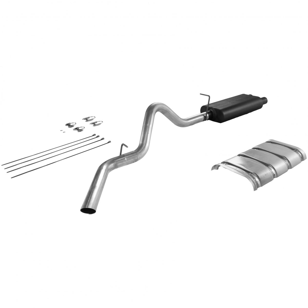 American Thunder Cat-Back Exhaust System Fits 1996-1999 Silverado/Sierra 2500/3500 5.7L Hd Or 7.4L Engine Moderate Sound Flowmaster