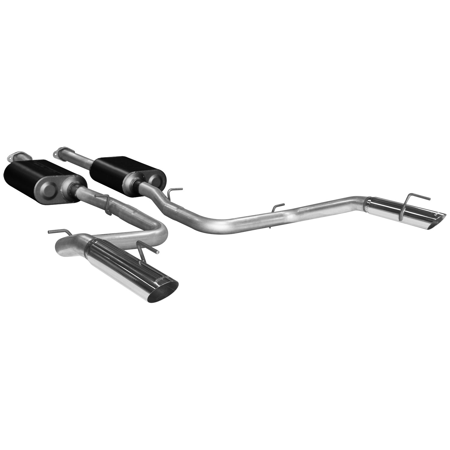 American Thunder Cat-Back Exhaust System 1999-2004 Ford Mustang Cobra With 4.6L Dohc Engine Aggressive To Moderate Sound Flowmaster