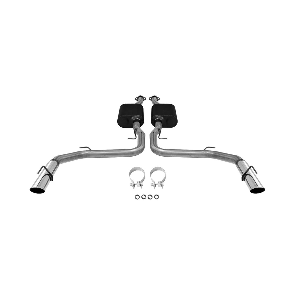 American Thunder Cat-Back Exhaust System 1999-2004 Ford Mustang Cobra With 4.6L Dohc Engine Aggressive To Moderate Sound Flowmaster