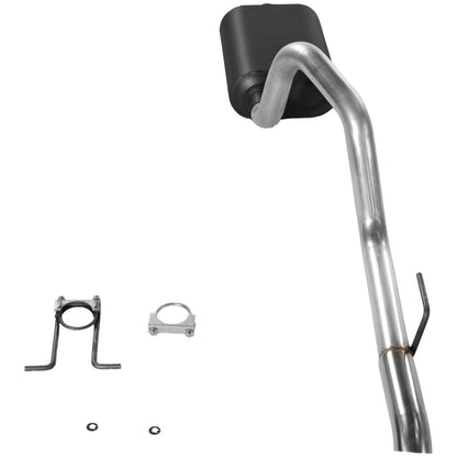 Force Ii Cat-Back Exhaust System 1991-1995 Jeep Wrangler With A 4.0L Ho Engine Fits 4-Wheel Drive Only Mild Sound Flowmaster