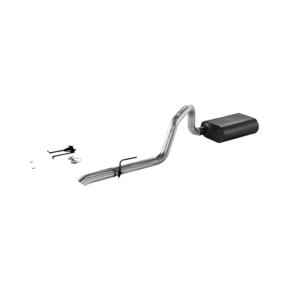 Force Ii Cat-Back Exhaust System 1991-1995 Jeep Wrangler With A 4.0L Ho Engine Fits 4-Wheel Drive Only Mild Sound Flowmaster