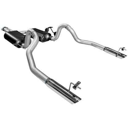 Force Ii Cat-Back Exhaust System 1999-2004 Ford Mustang Lx With 3.8L Engine Moderate Sound Flowmaster
