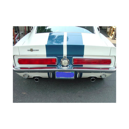 American Thunder Crossmember-Back Exhaust System Fits 1967-1970 Ford Mustang With V8 Engine And Headers. Aluminized Steel Aggressive To Moderate Sound Flowmaster