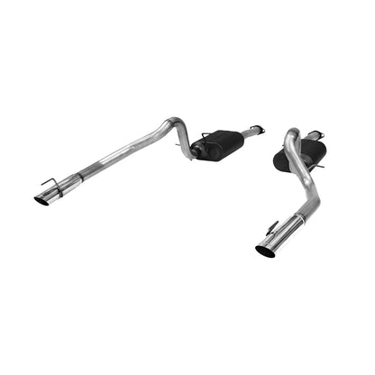 American Thunder Cat-Back Exhaust System 1999-2004 Ford Mustang Gt, Mach1 And Bullitt Models With 4.6L Sohc Engine Moderate Sound Flowmaster
