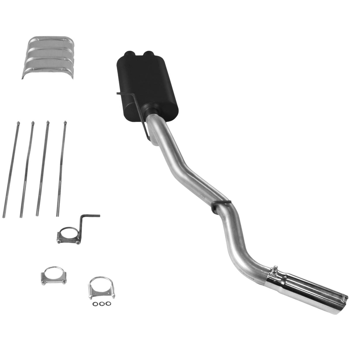 American Thunder Cat-Back Exhaust System 1999-2002 Chevrolet Silverado 2500 & Gmc Sierra 2500 With 6.0L Engine Non Hd Models Aggressive Sound Flowmaster