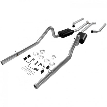 American Thunder Crossmember-Back Exhaust System 1968-1970 Mopar B-Body With V8 Engine, 3.0 Inch Aggressive Sound Flowmaster
