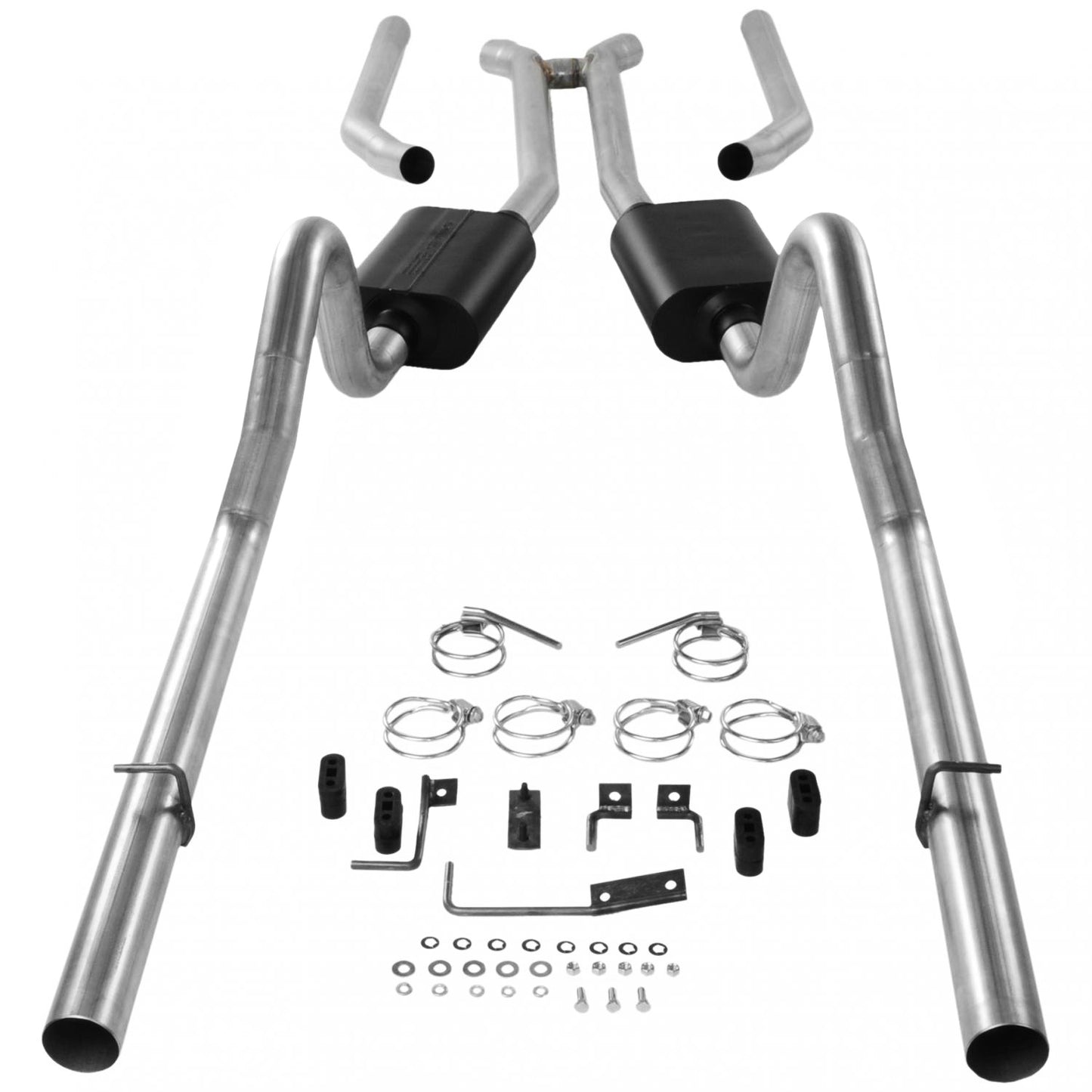 American Thunder Crossmember-Back Exhaust System 1968-1970 Mopar B-Body With V8 Engine, 3.0 Inch Aggressive Sound Flowmaster
