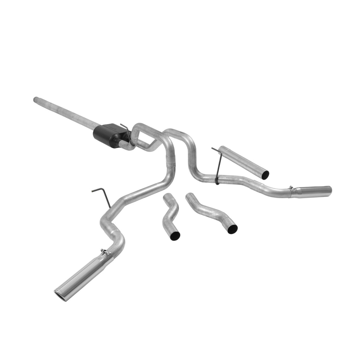 American Thunder Cat-Back Exhaust System 2004-2008 Ford F-150 And Lincoln Mark Lt Trucks With 4.6L, 5.4L Engine Aggressive To Moderate Sound Flowmaster