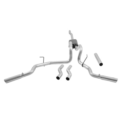 Force Ii Cat-Back Exhaust System 2004-2008 Ford F-150 & Lincoln Mark Lt Trucks With A 4.6L Or 5.4L Engine Mild Sound Flowmaster