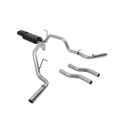 American Thunder Cat-Back Exhaust System 2000-2006 Toyota Tundra With 4.7L Engine Fits 2/4 Wheel Drive Models And All Wheelbases Aggressive To Moderate Sound Flowmaster