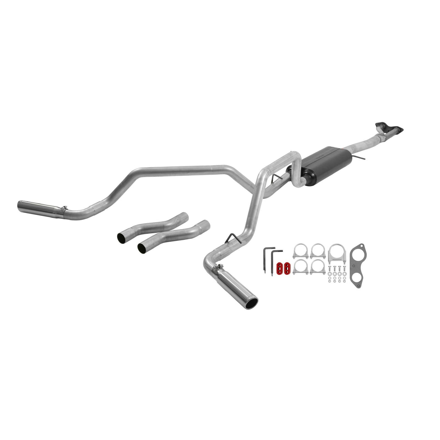 American Thunder Cat-Back Exhaust System Fits 1996-1999 Silverado/Sierra 1500 With 5.7L Engine Extended Cab Aggressive To Moderate Sound Flowmaster