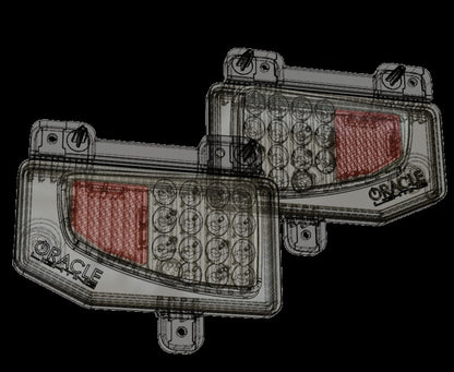 Oracle Jeep Gladiator JT Rear Bumper LED Reverse Lights w/ Plug & Play Harness - 6000K