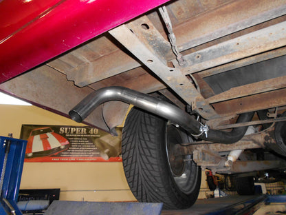 American Thunder Crossmember-Back Exhaust System Fits 1967-1972 Chevrolet/Gmc C10, C15 1/2 Ton Trucks With V8 Engine Aggressive To Moderate Sound Flowmaster