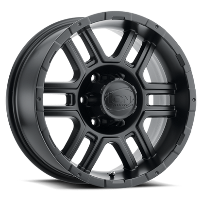Cast Aluminum Wheels 179 MB 16x8 Matte Black ION Wheels