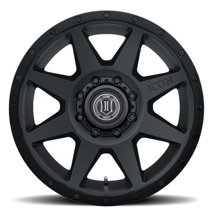 ICON Rebound 20x9 / 8x170 / 6mm / 5.25in BS Double Black Wheel