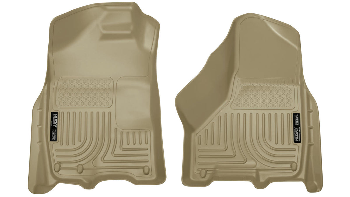 Weatherbeater Front Floor Liners For 2009-2024 Ram 1500/2500/3500 Husky Liners