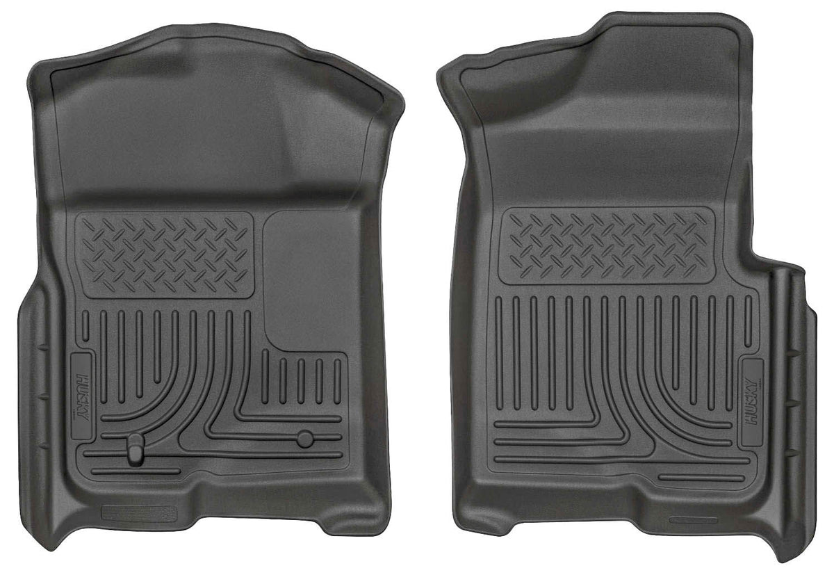 Weatherbeater Front Floor Liners For 2009-2014 F-150 Husky Liners