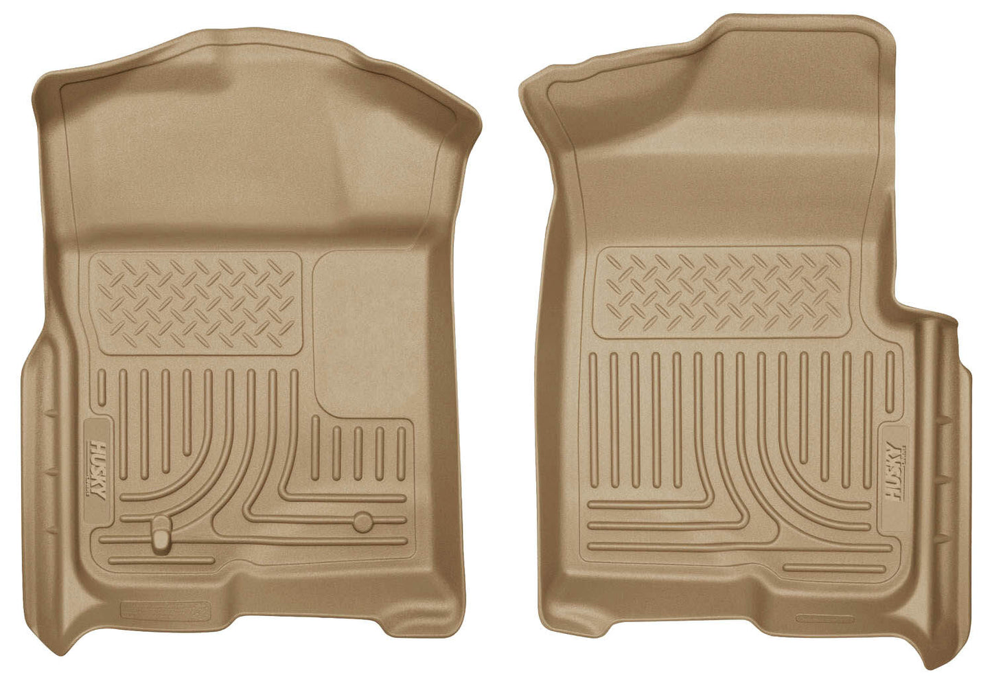 Weatherbeater Front Floor Liners For 2009-2014 F-150 Husky Liners