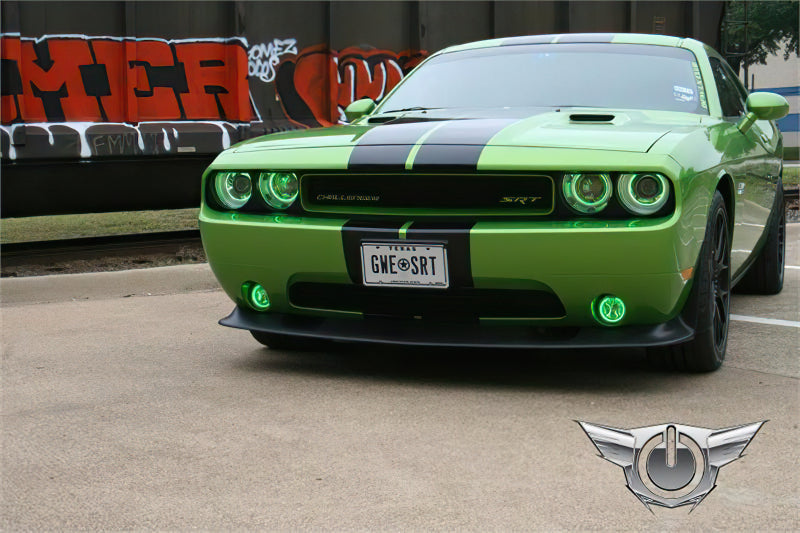 Oracle Dodge Challenger 08-14 Halo Kit (NonProjectorHL) - ColorSHIFT w/ BC1 Controller