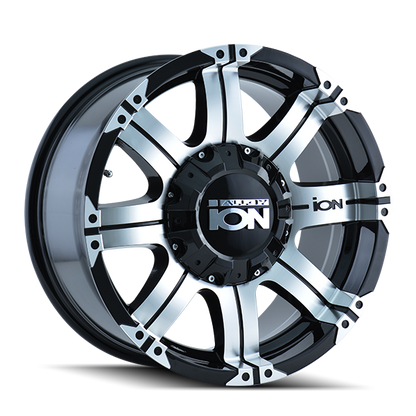 Cast Aluminum Wheels 186 GY 17x8 Gunmetal Gray ION Wheels