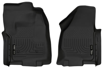 Weatherbeater Front Floor Liners For 2012-2016 F-250/F-350 Super Duty Husky Liners
