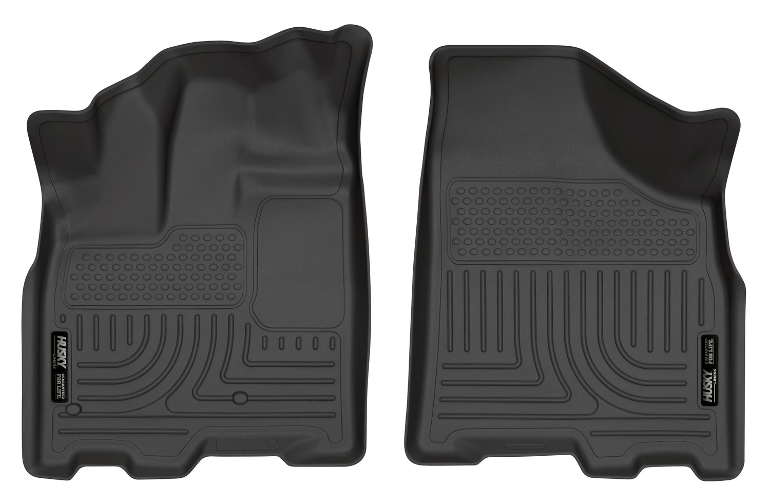 Weatherbeater Front Floor Liners For 2011-2020 Sienna Black Husky Liners