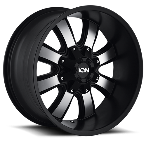Cast Aluminum Wheels 186 GY 17x8 Gunmetal Gray ION Wheels