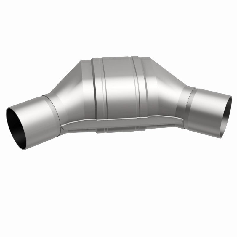MagnaFlow Universal Catalytic Converter 2 inch Angled O/O PC2 Front