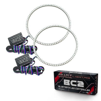 Oracle Jeep Wrangler JL/JT LED Surface Mount Headlight Halo Kit - w/ BC1 Controller