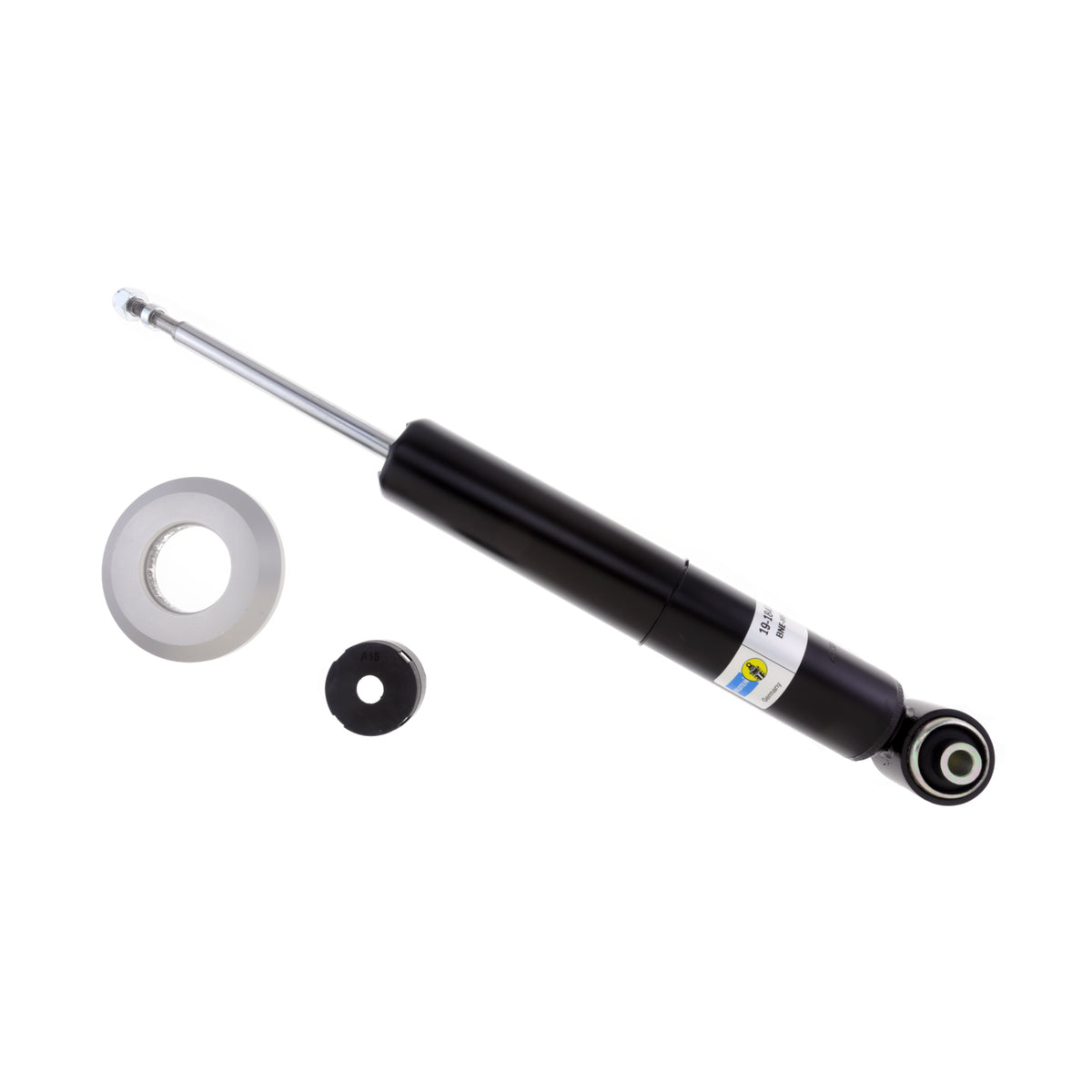 Suspension Shock Absorber Twintube Rear Audi 100 Quattro 1994-1992 A6 Quattro 2004-1995 Volkswagen Passat 2005-2000 Eye 12.2mm Stem Black Paint B4 OE Replacement Bilstein