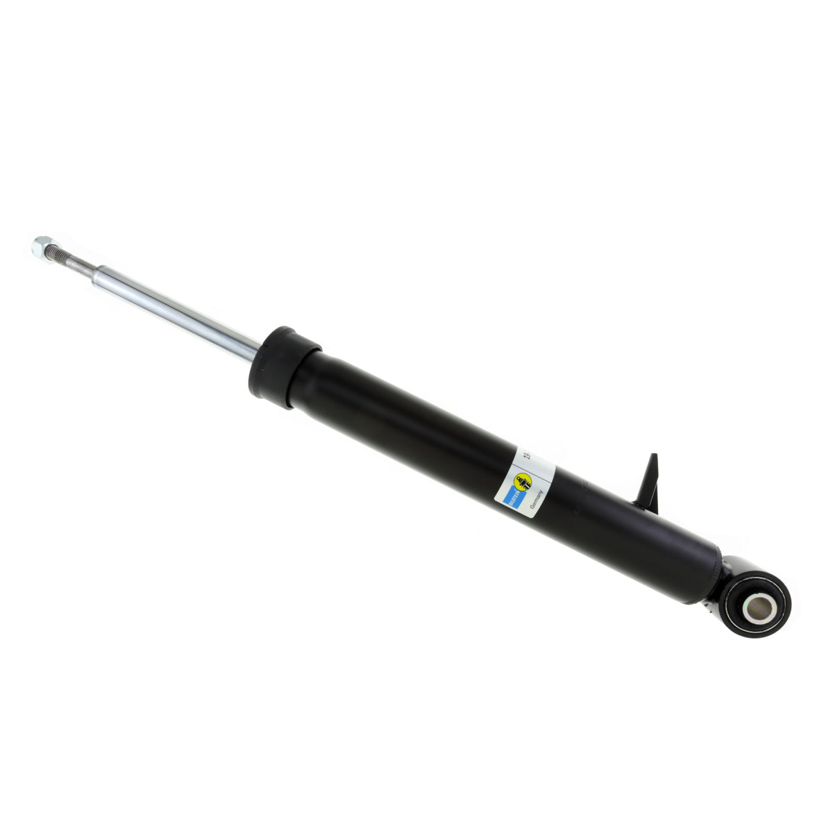 Suspension Shock Absorber Twintube Rear Left BMW X5 2013-2007 X6 2014-2008 Eye 15.4mm Stem Black Paint B4 OE Replacement Bilstein