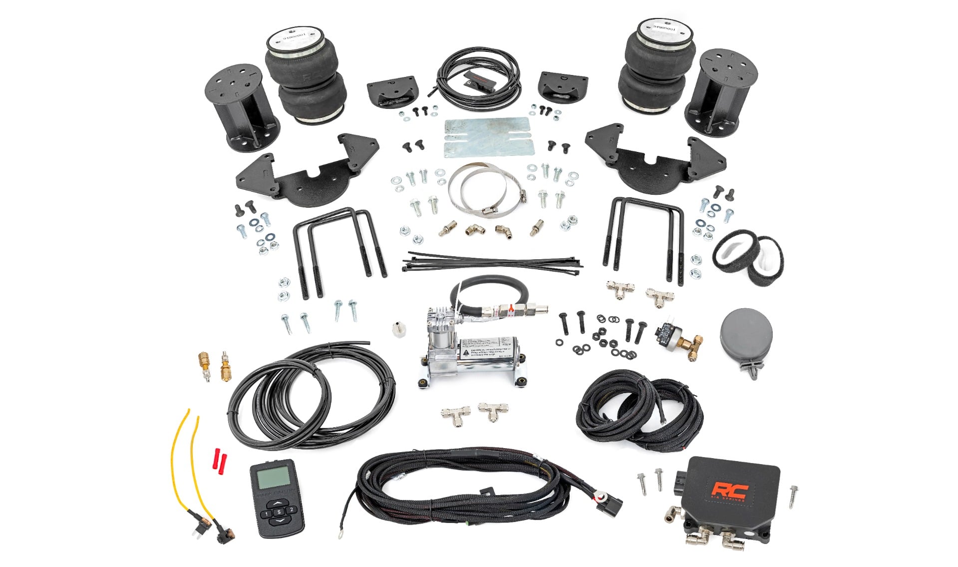 Air Spring Kit w/compressor | Wireless Controller | Chevy/GMC Sierra/Silverado 1500 (19-26) 