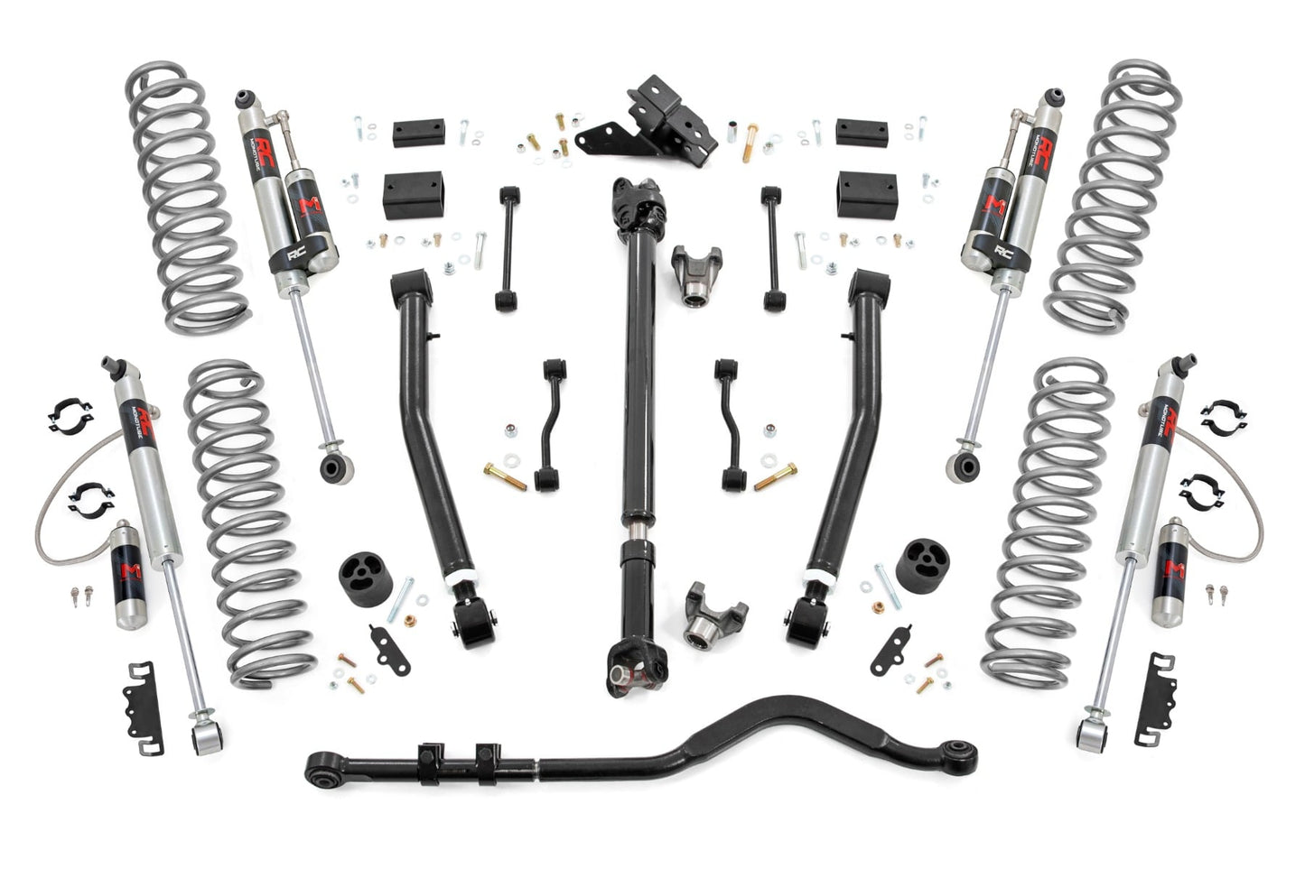 3.5 Inch Lift Kit | Adj Lower | FR D/S | M1R | Jeep Wrangler Unlimited (24-26)