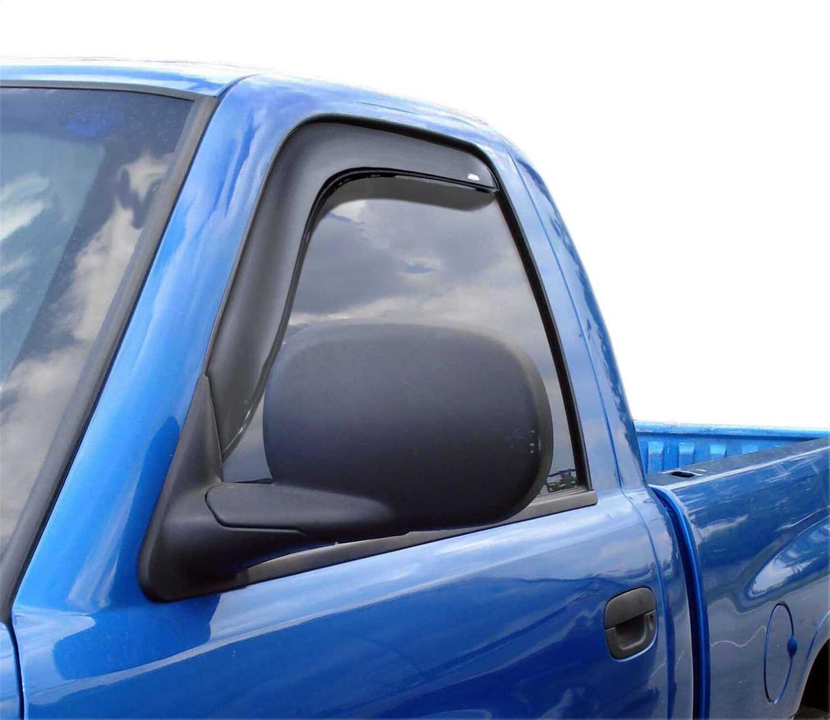In-Channel Ventvisor Side Window for 1994-2002 Dodge Ram 1500 and More Standard Cab Pickup Smoke In-Channel 2 Piece AVS