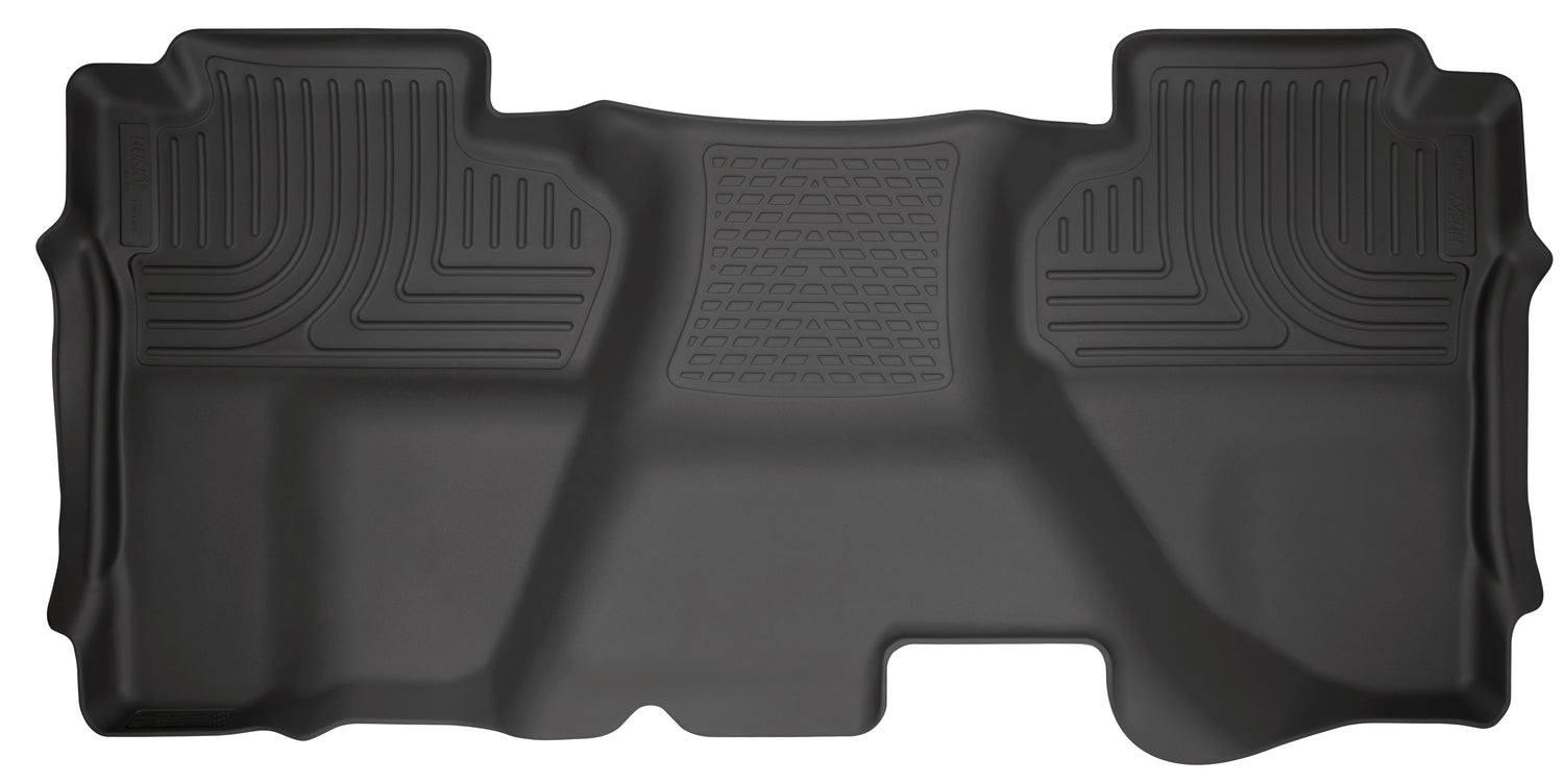 Weatherbeater 2nd Seat Floor Liner For 2014-2019 Silverado 1500/1500 LD/2500 HD/3500 HD, Sierra 1500/1500 Limited/2500 HD/3500 HD Husky Liners