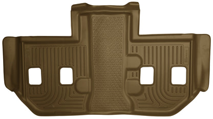Weatherbeater 3rd Seat Floor Liner For 2011-2014 Escalade ESV, Suburban 1500/2500, Yukon XL 1500/XL 2500 Tan Husky Liners