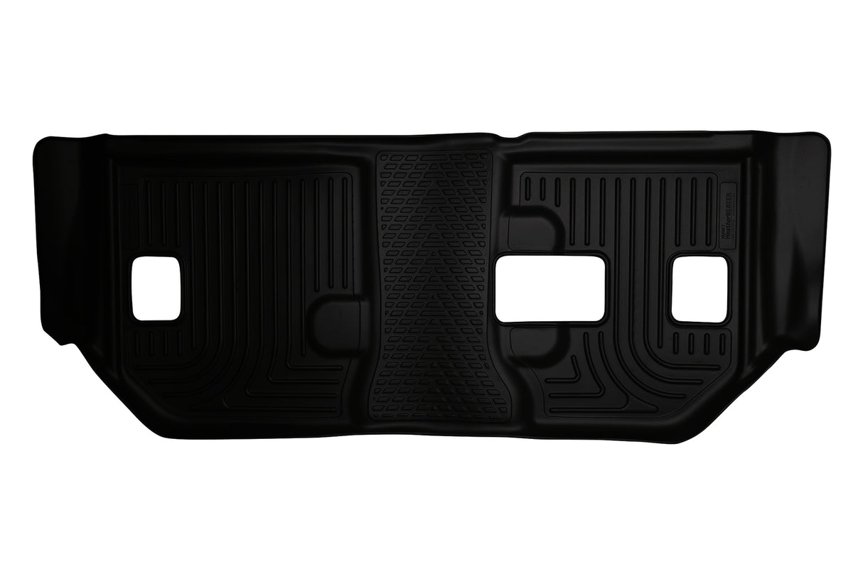 Weatherbeater 3rd Seat Floor Liner For 2011-2014 Escalade ESV, Suburban 1500/2500, Yukon XL 1500/XL 2500 Black Use with 2nd row bench seats only Husky Liners