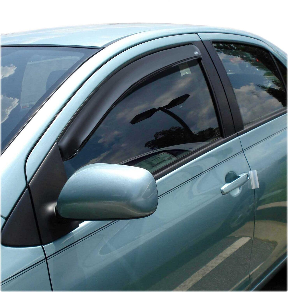 In-Channel Ventvisor Side Window for 2007-2011 Toyota Yaris and More Smoke In-Channel 2 Piece AVS